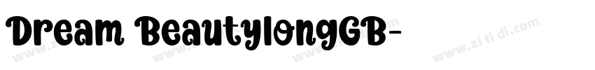 Dream BeautylongGB字体转换